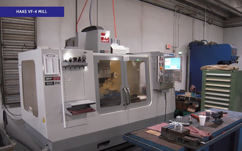 HAAS VF-4 VERTICAL MACHINING CENTER Haas VF 4 Mill