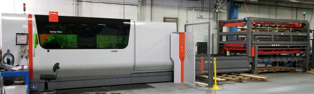 BYSTRONIC BYSTAR 6KW FIBER 5-AXIS LASER, EQUIPPED WITH BYTRANS-EXTENDED GANTRY